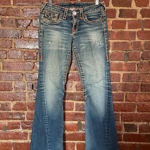 Vintage (early 2000’s) True Religion low-wasted jeans